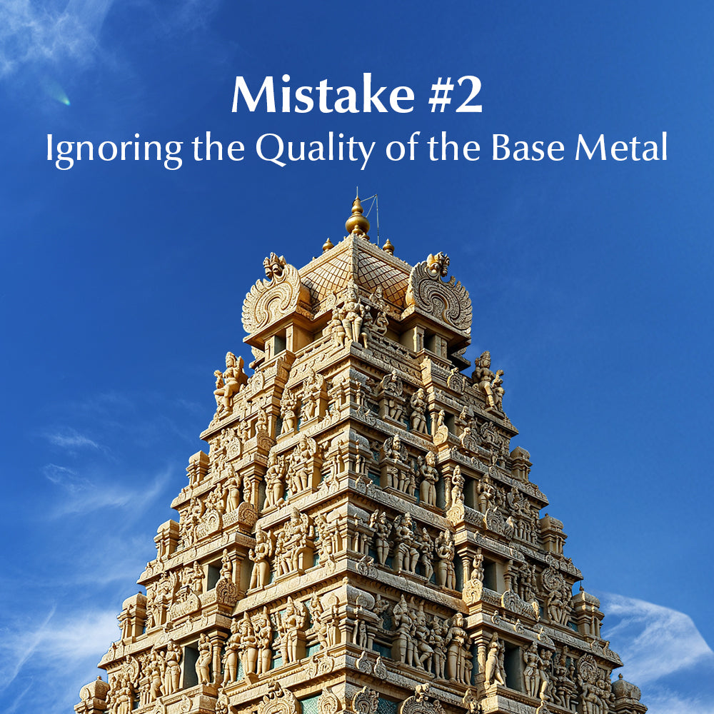 Mistake #2 of 6 Common Mistakes to Avoid While Choosing a 24KT Gold Plated Gopura Kalasam