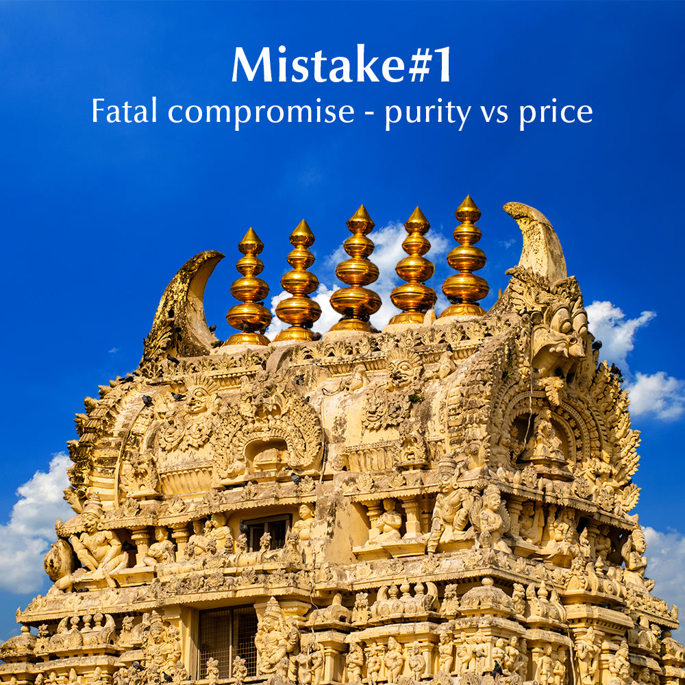 Mistake #1 of 6 Common Mistakes to Avoid While Choosing a 24KT Gold Plated Gopura Kalasam