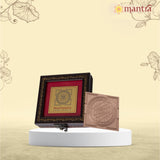 Mantra Mukti Energised Shree Yantra | 100% Pure Brass Made Shri Yantra Coated with Copper Plating (1-Year Warranty on Coating) for Abundance and Prosperity in Home (3 x 3 Inches)