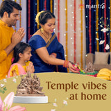 MANTRA DIVIT Shiva Parivar Idol | Pure Copper Idol with Polished Lacquer Finish | 2.4” Height