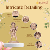 MANTRA DIVIT Lord Hanuman Idol | Pure Copper Idol with Polished Lacquer Finish | 2.6” Height