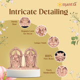 MANTRA DIVIT Balaji Thayar Idol | Pure Copper Idol with Polished Lacquer Finish | 2” Height