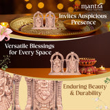 MANTRA DIVIT Balaji Thayar Idol | Pure Copper Idol with Polished Lacquer Finish | 2” Height