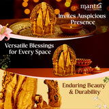 MANTRA DIVIT Pure brass Made Shiradi Sai Baba Statue (24K Gold Plated) (3” Height)