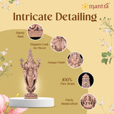 MANTRA DIVIT Lord Balaji Idol | Pure Copper Idol with Polished Lacquer Finish | 2.9” Height