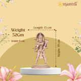 MANTRA DIVIT Lord Hanuman Idol | Pure Copper Idol with Polished Lacquer Finish | 2.6” Height