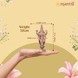 MANTRA DIVIT Lord Balaji Idol | Pure Copper Idol with Polished Lacquer Finish | 2.9” Height