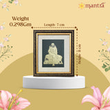 Mantra OJAS Brass Engraved (Antique Finish) Sai Baba Photo Frame | Home Décor Wall Decoration Gifting for Home, Living Room, Pooja Room, and Shops(8"x7")