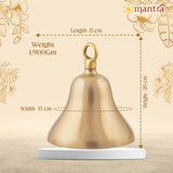 Plain Bronze Bell 8"