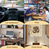 MANTRA DIVIT Lord Hanuman Idol For Home | Pure Brass Made Anjaneya Statue (Dual Tone – Brass & Copper Finish), God Hanuman Murti For Home Decoration, Office Desks, Pooja Room, Gifting (4” Height)