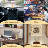 MANTRA DIVIT Lord Hanuman Idol For Home | Pure Brass Made Anjaneya Statue (Polished Lacquer Finish), God Hanuman Murti For Home Decoration, Office Desks, Pooja Room, Gifting (4” Height)