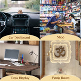 MANTRA DIVIT Shiva Parivar Idol | Pure Copper Idol with Polished Lacquer Finish | 2.4” Height