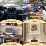 MANTRA DIVIT Crawling Krishna Idol | Pure Copper Idol with Polished Lacquer Finish | 1.7” Height