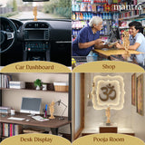 MANTRA DIVIT Lord Krishna Idol For Home | Pure Brass Made Krishna Statue (Polished Lacquer Finish), God Krishna Murti For Home Decoration, Office Desks, Pooja Room, Gifting (10” Height)