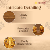 Ganesha Lakshmi Copper on wood