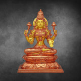 Uthama Lakshmi  8" - mantra gold coatings