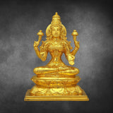 Uthama Lakshmi  8" - mantra gold coatings