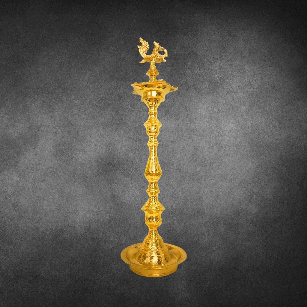 Annam Kuthu Vilakku 36.4" - mantra gold coatings