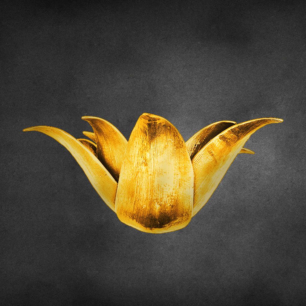 Half Lotus (B) 6" - mantra gold coatings