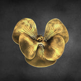 Fancy Flower Wall Hanging 6.8" - mantra gold coatings