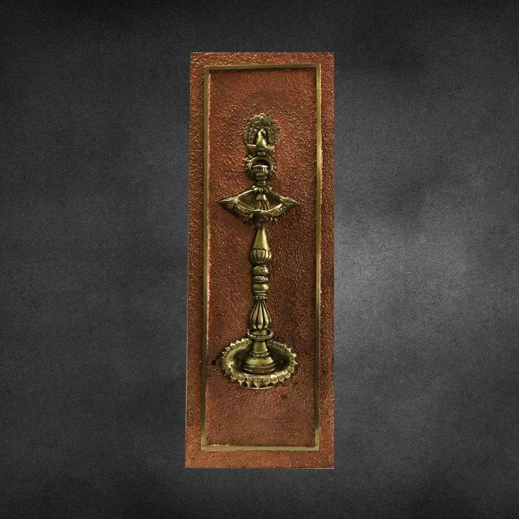 Peacock Lamp Panel (ALUM) 24" - mantra gold coatings