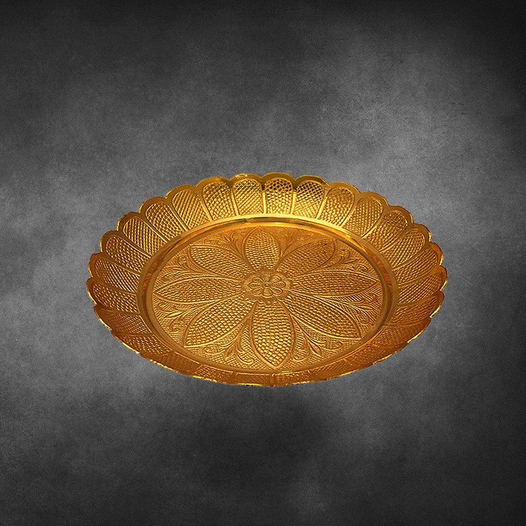 Plate Kinardar 4.8" - mantra gold coatings 