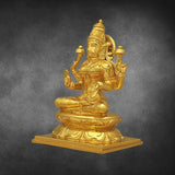 Uthama Lakshmi  8" - mantra gold coatings