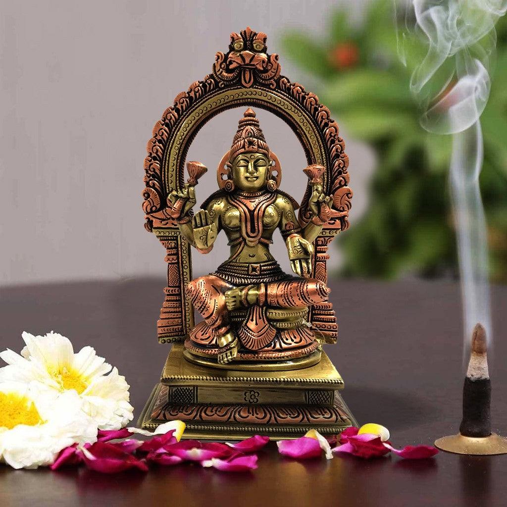 Lakshmi With Arch  8" - mantra gold coatings