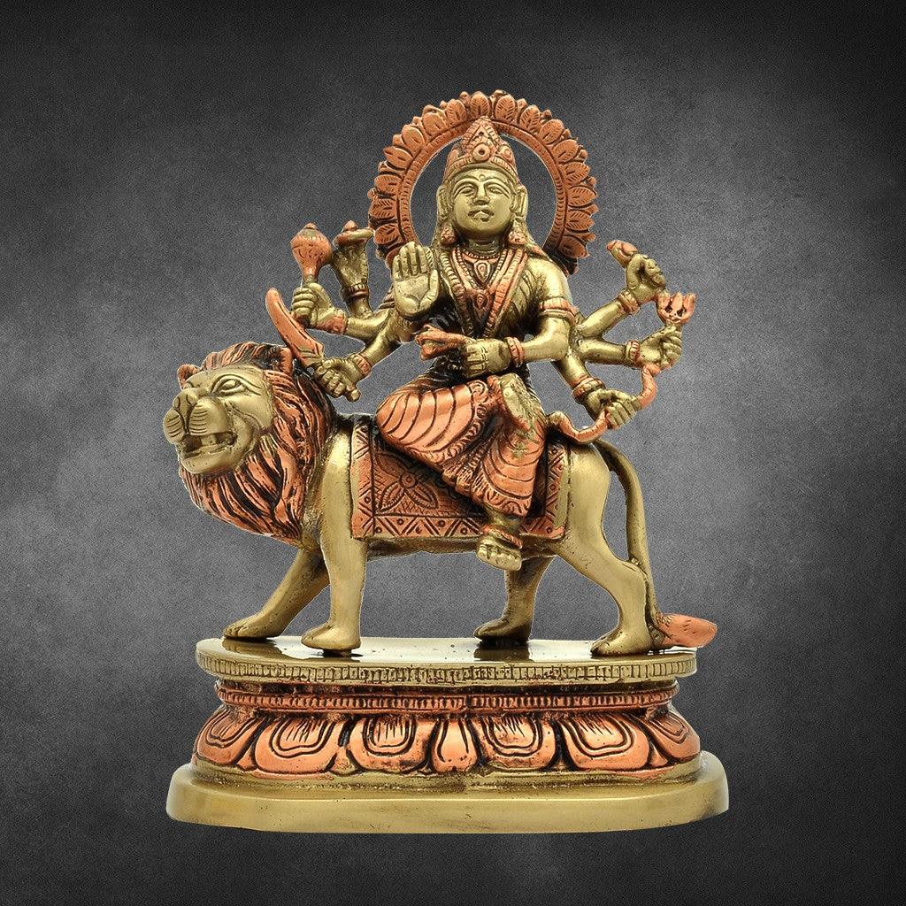 Durga Devi 9.2" - mantra gold coatings