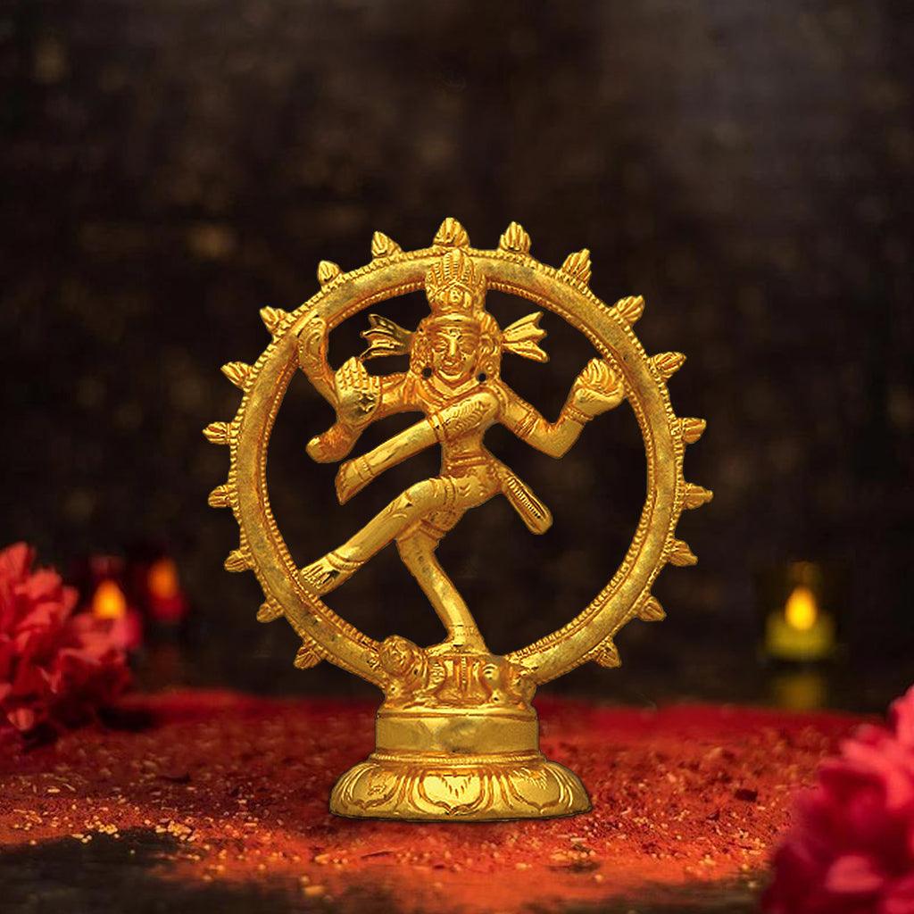 Natarajar 4.4" - mantra gold coatings