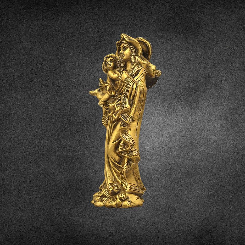 Mary With Baby Jesus 8" - mantra gold coatings