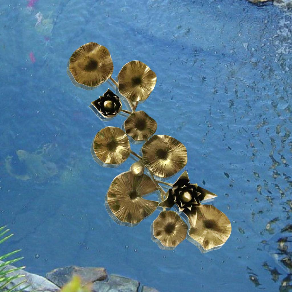 Lotus Pond 32.8" - mantra gold coatings 