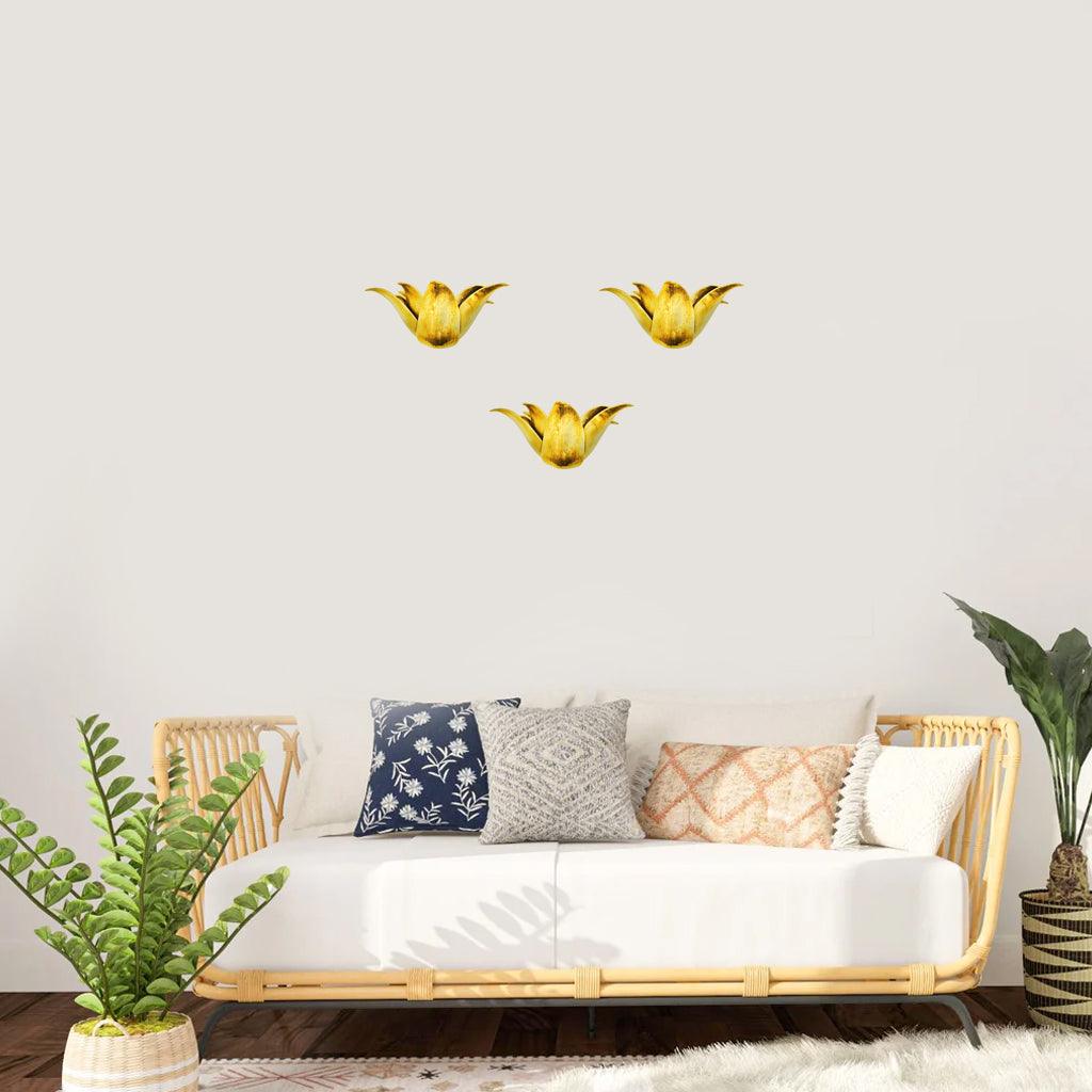 Half Lotus (B) 6" - mantra gold coatings