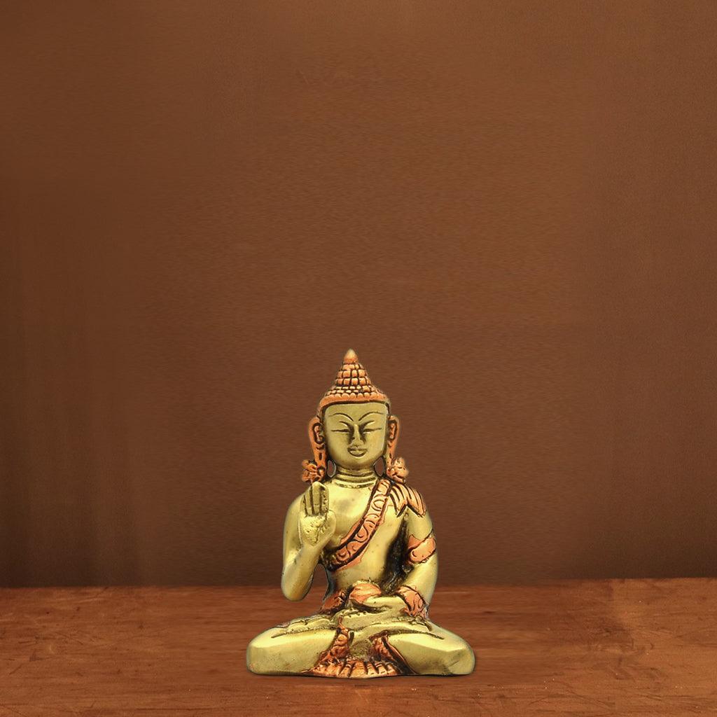 Buddha  3.2" - mantra gold coatings