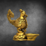 Annam With Deepam 3.2" - mantra gold coatings