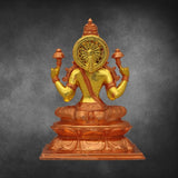 Uthama Lakshmi  8" - mantra gold coatings