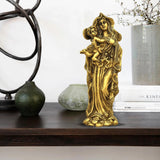 Mary With Baby Jesus 8" - mantra gold coatings