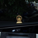 One Side Ganesha With Arch 2.4" - mantra gold coatings