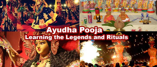 Ayudha Pooja Learning the Legends and Rituals - mantra gold coatings 
