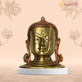 Buddha Mask Wall Hanging 6"