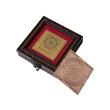 Mantra Mukti Energised Shree Yantra | 100% Pure Brass Made Shri Yantra Coated with Copper Plating (1-Year Warranty on Coating) for Abundance and Prosperity in Home (3 x 3 Inches)