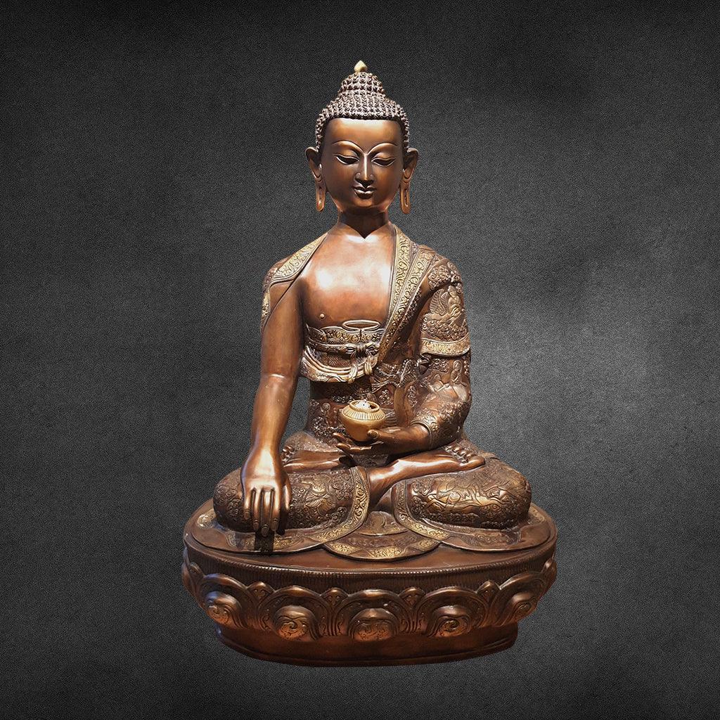 Buddha Life Story 33.6" - mantra gold coatings 