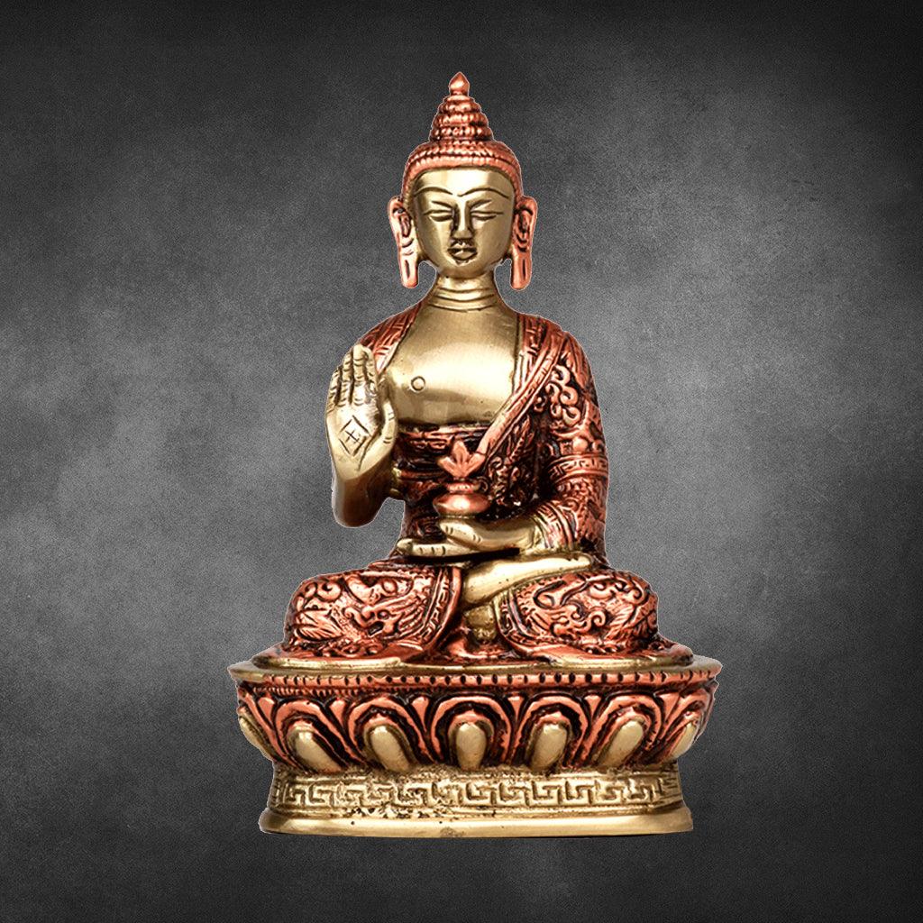 Buddha  7.2" - mantra gold coatings 