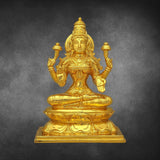 Uthama Lakshmi  8" - mantra gold coatings 