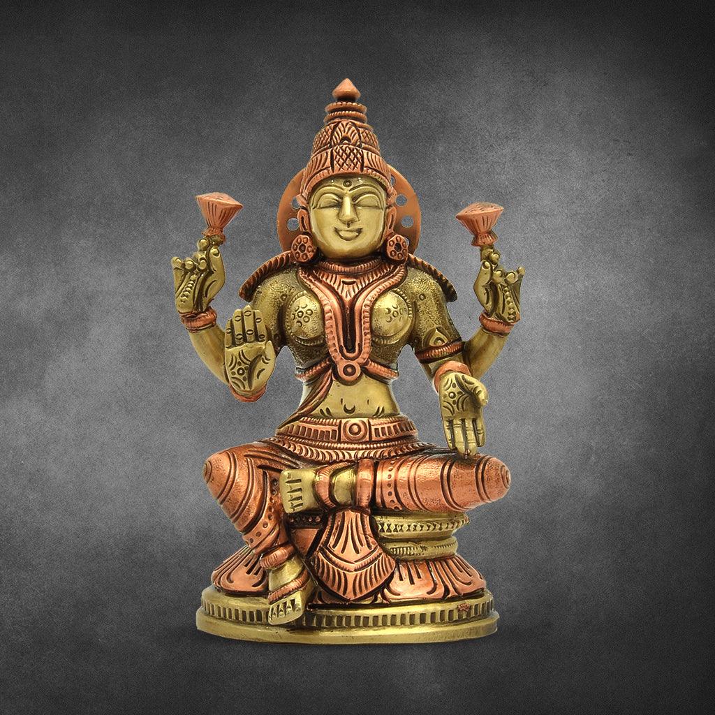 Lakshmi With Base 5.2" - mantra gold coatings 