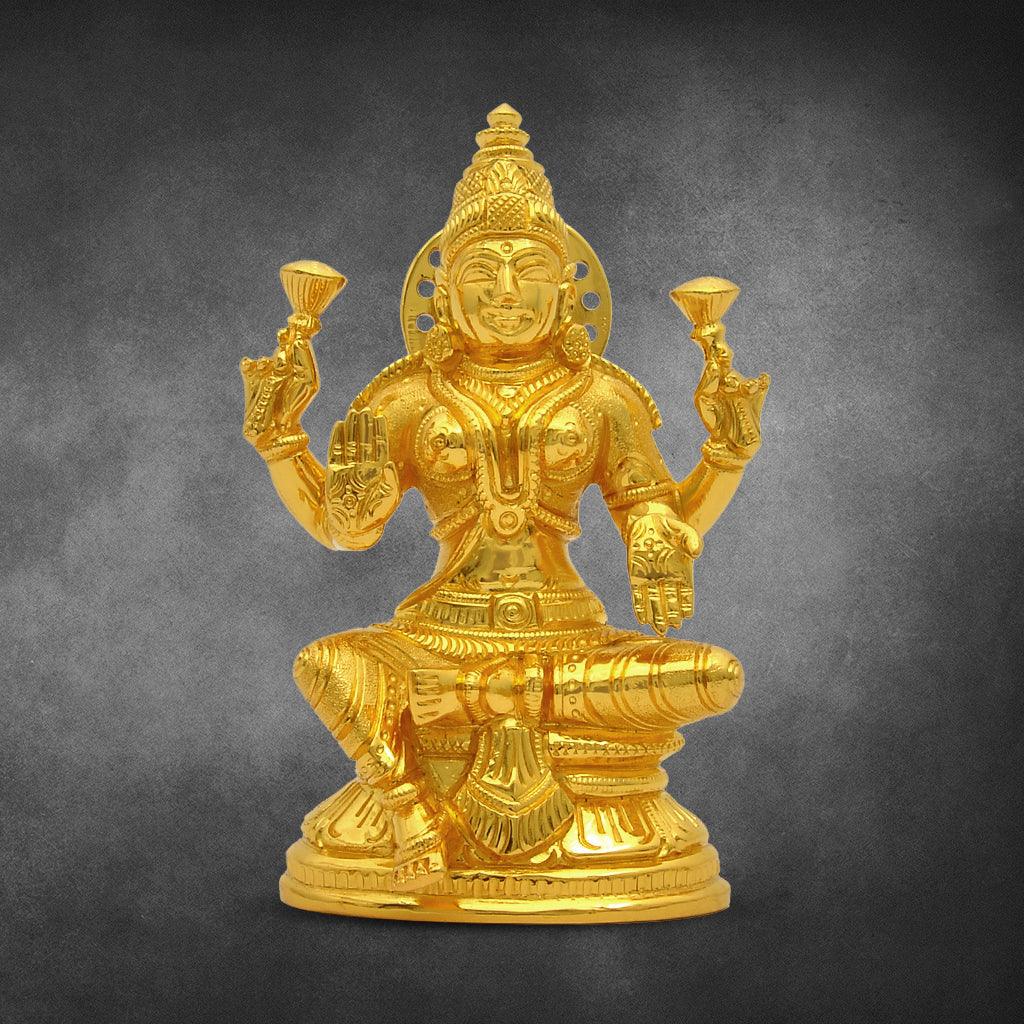 Lakshmi With Base 5.2" - mantra gold coatings 