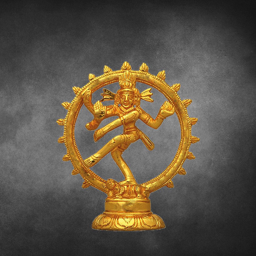 Natarajar 4.4" - mantra gold coatings 