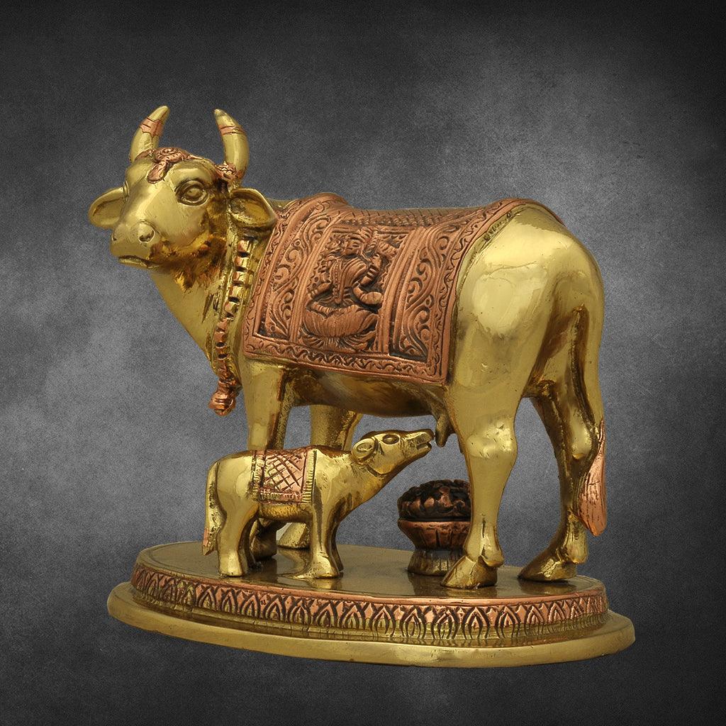 Gomatha  5.6" - mantra gold coatings 