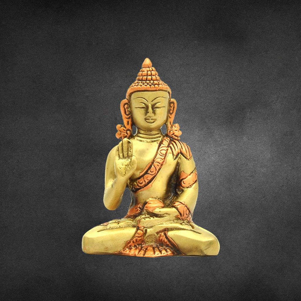 Buddha  3.2" - mantra gold coatings 