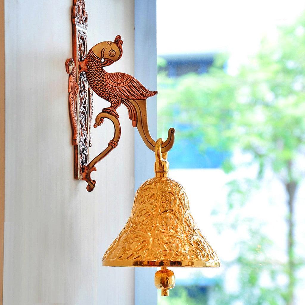 Design Bronze Bell 8" - mantra gold coatings 